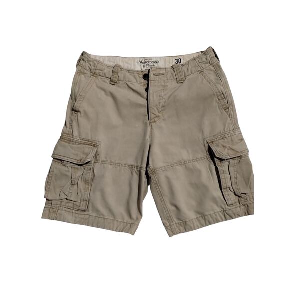 Abercrombie & Fitch Other - Y2K Abercrombie & Fitch Men's size 30 Distressed Tan Cargo Shorts Grungecore